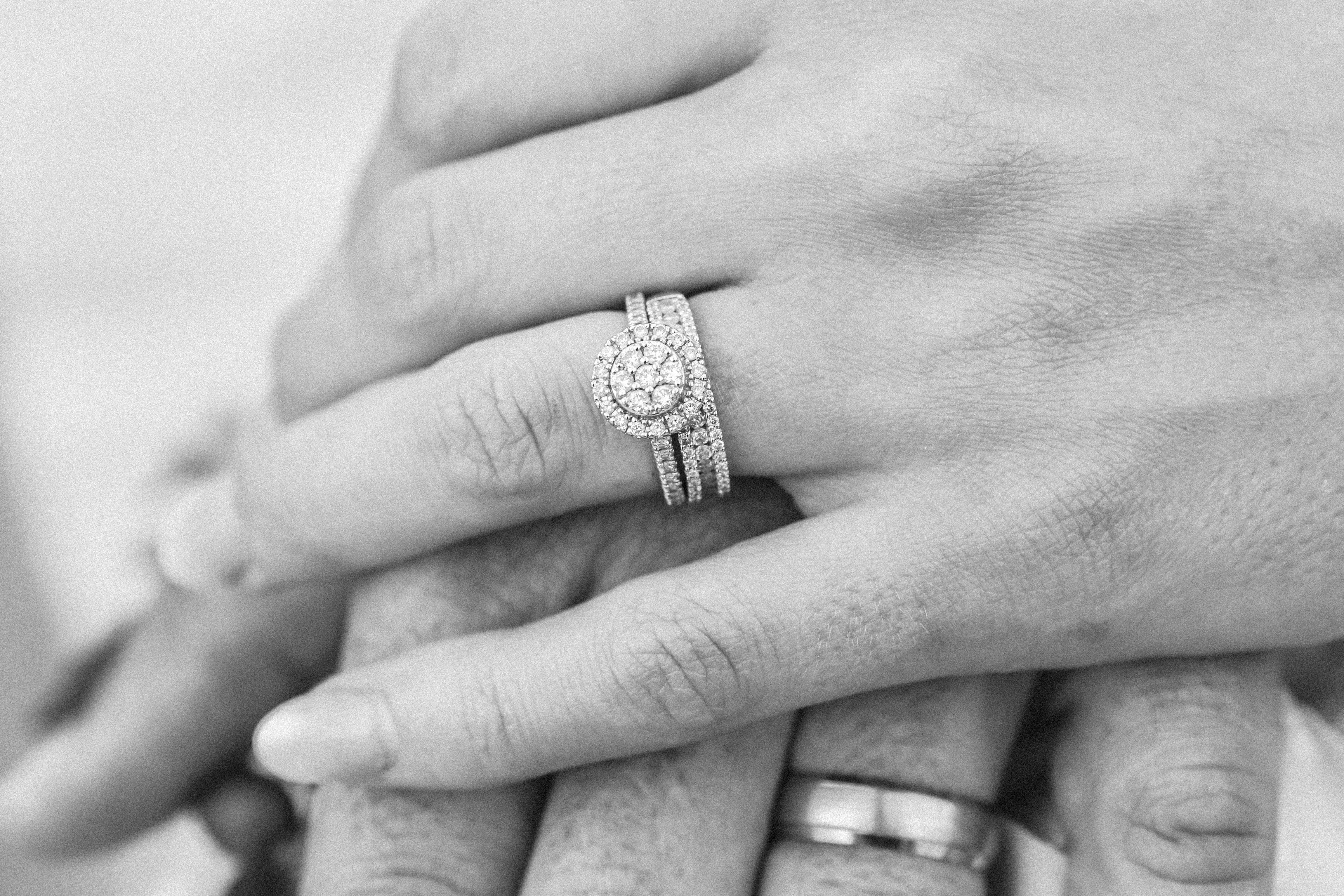 hands and wedding bands